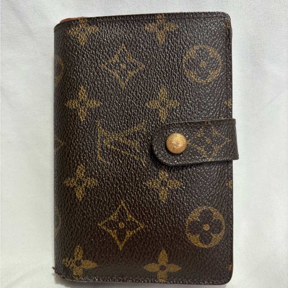 Louis Vuitton Brown and Gold Monogram Card Holder